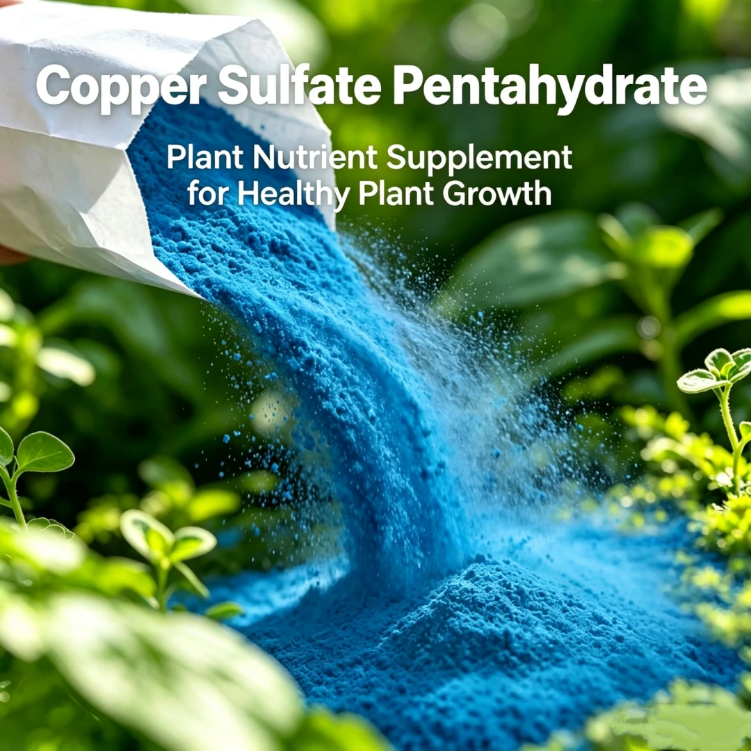 Kupfersulfat-Pentahydrat Pflanzendünger mit Spurenelementen für Topfpflanzen, Zierblumen, Gartenpflanzen, Blattpflege und Nährstoffversorgung – Detail 1