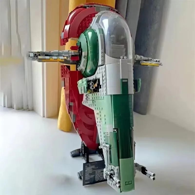 Miniso Disney NEW Ucs Slave 1 Building Block Bricks Educational Toys Birthday Christmas Gifts Compatible 75060 Toys For Children