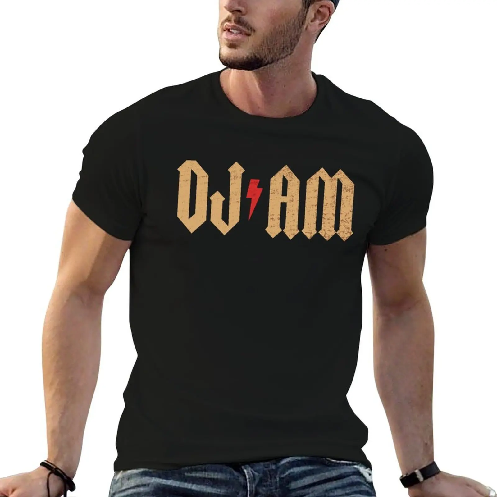 

DJ AM T-Shirt man t shirt cotton high quality printed t shirts for man t shirt custom print T-shirt