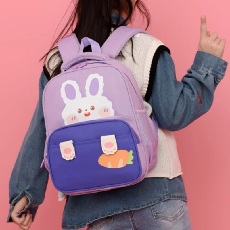 Ransel tahan air Oxford untuk anak laki-laki dengan nama bordir personal, hadiah siswa, tas kartun lucu untuk anak perempuan