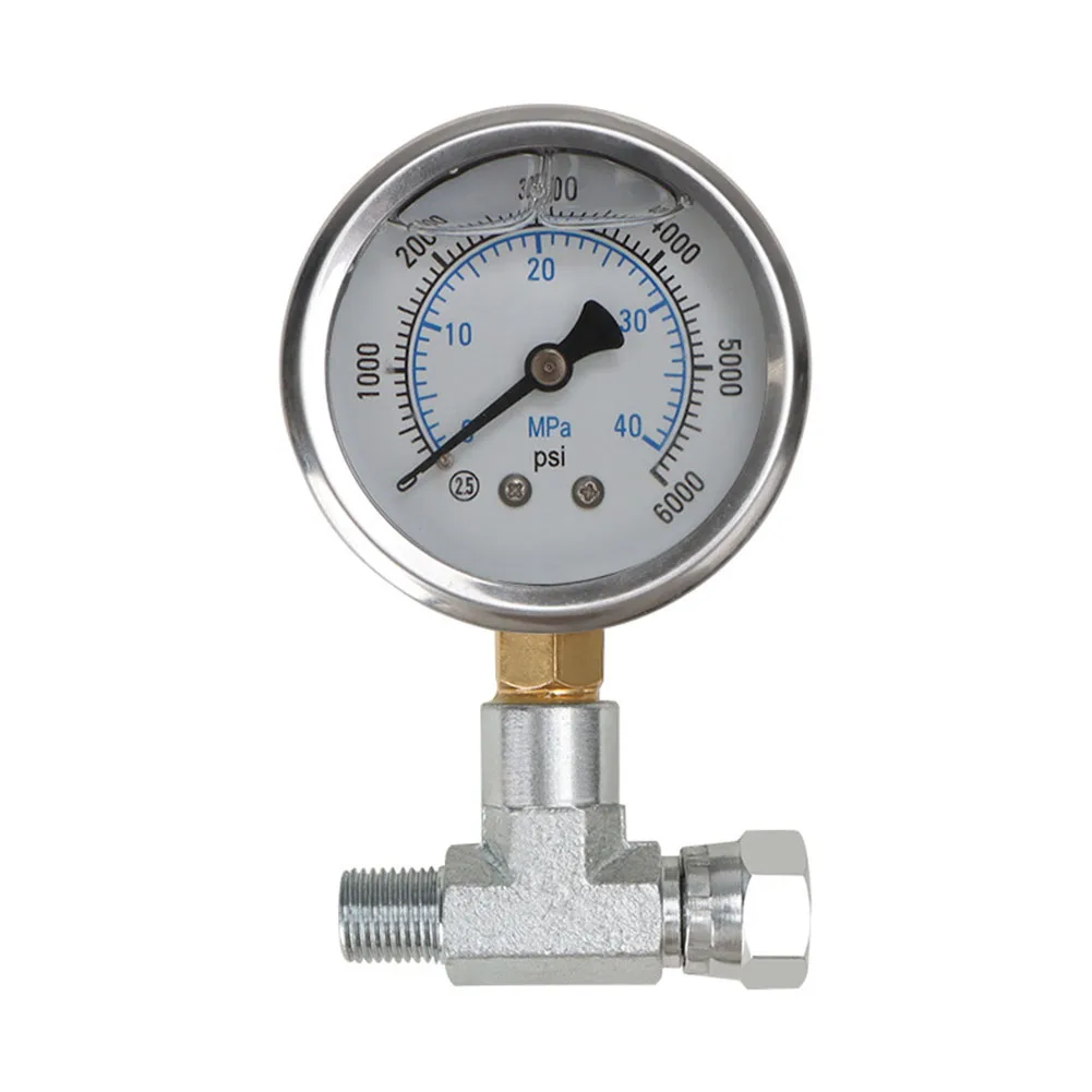 Conjunto de medidor de pressão com construção de aço inoxidável para pulverizadores de tinta mal ventilados para modelos 440 540 e 640