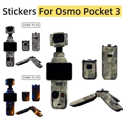 For DJI Osmo Pocket 3 Sports Camera Stickers Waterproof Anti-scratch Protective Film Personalized Refit Decals Skin Accessories