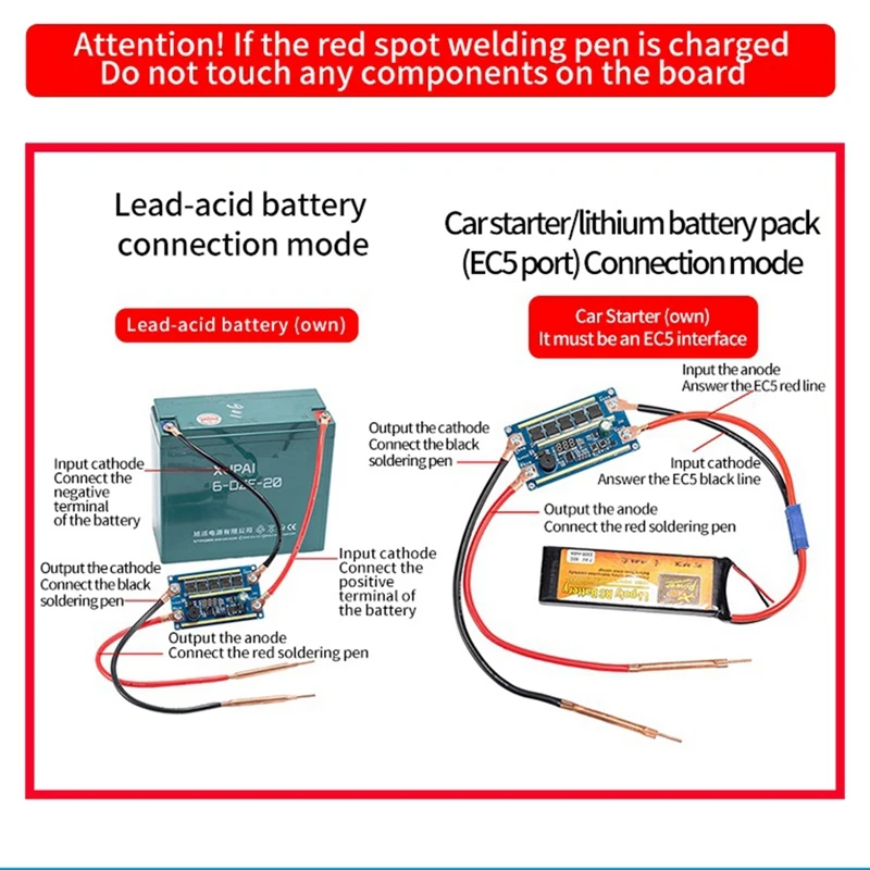 Z99 Spot Welder 99 Gears Digital Display 1500A 0.1-0.2Mm Spot Welding MOS 18650 Lithium Battery Welding Control Panel