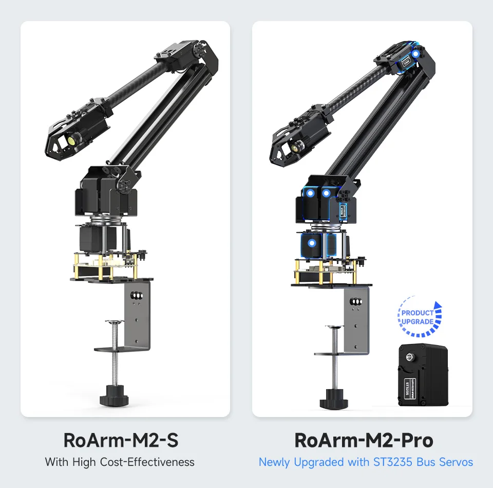 Servo de bus serie de alto par, kit de brazo robótico de escritorio, basado en ESP32, 4-DOF, control inalámbrico