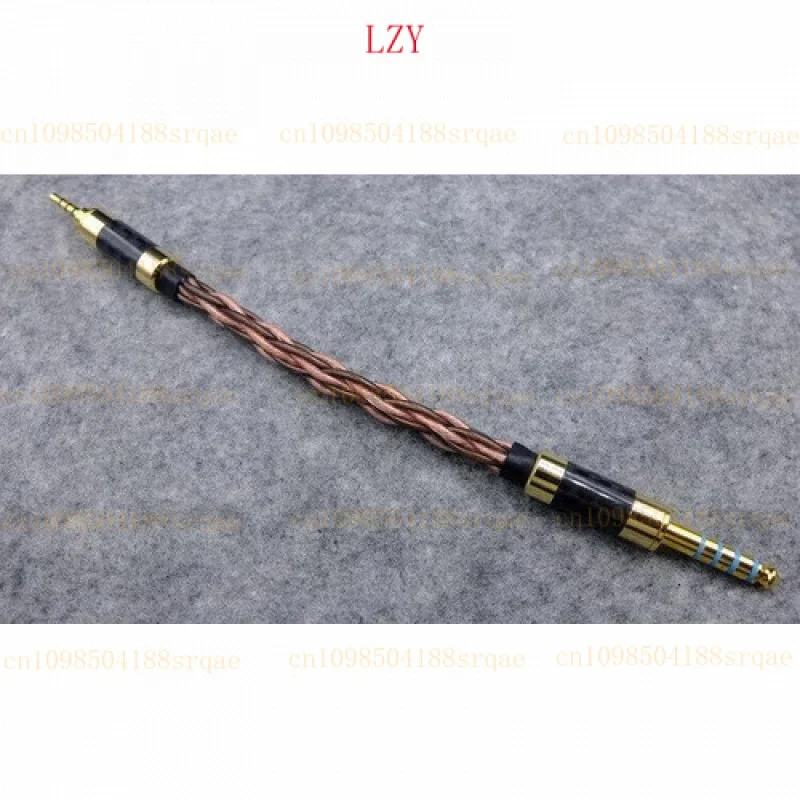 95new DIY لسوني كيمبر كابل سلك مُعاد تركيبها التوازن 8-سلك مضفر كابل 3.5 مللي متر جاك 10 سنتيمتر