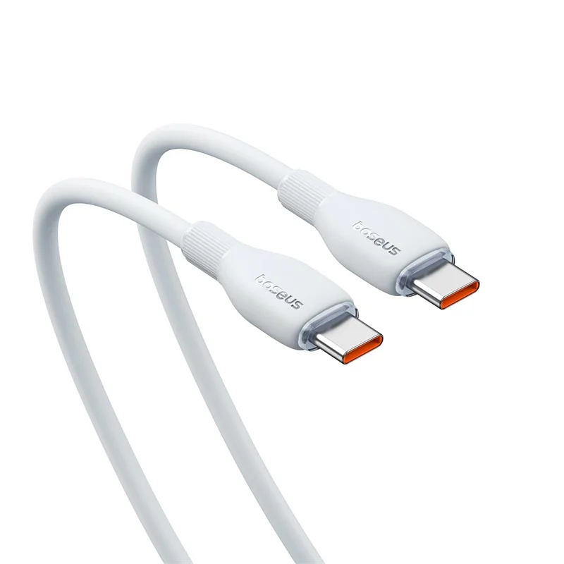 Baseus PD 100W USB-C naar USB Type-C kabel met slimme E-marker, snellaadkabel voor iPhone 16, 15 en Type-C kabel voor Xiaomi