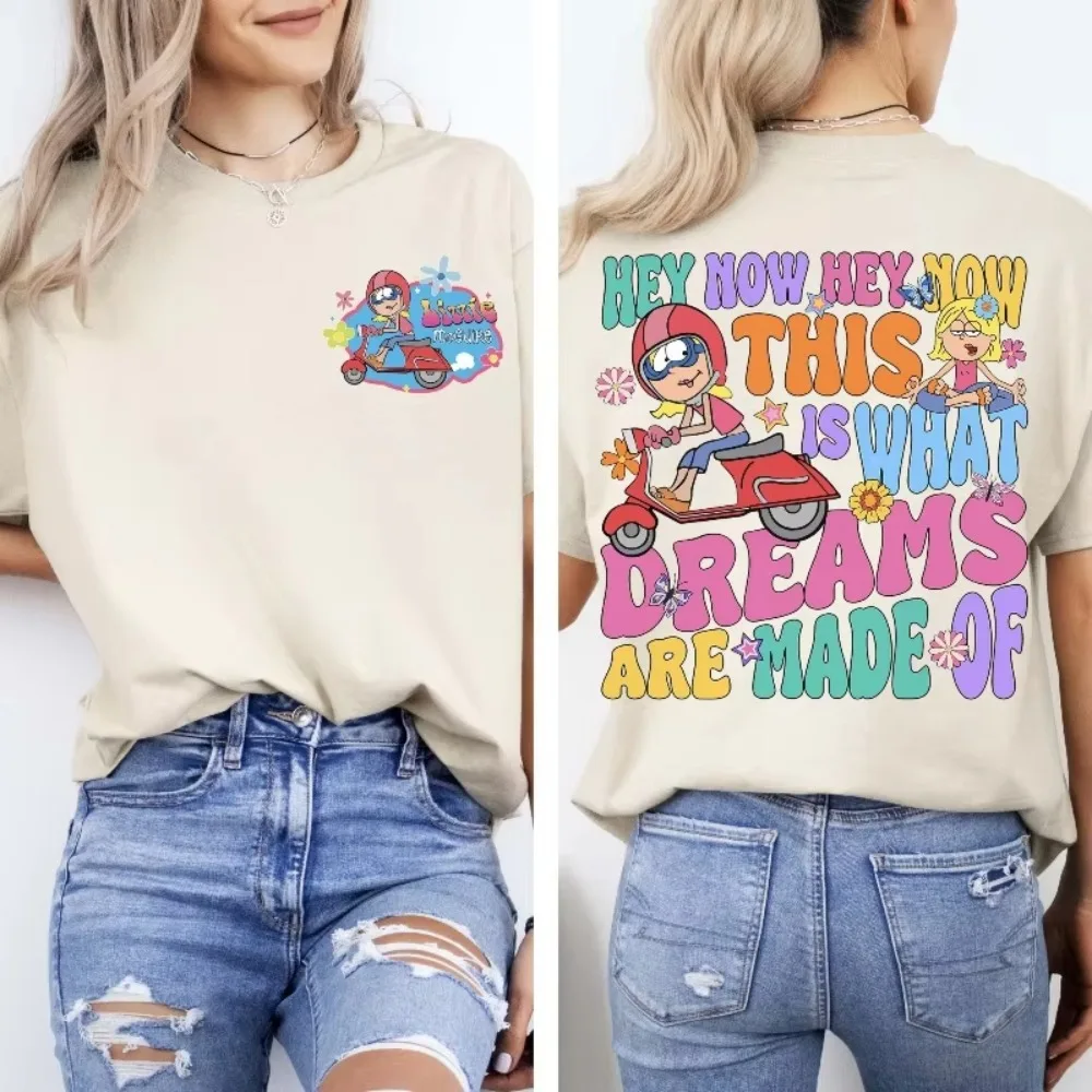 قميص ديزني قناة ليزي ماكجواير قميص ديزني ليزي ماكجوير هذا هو ما يُصنع الأحلام من قميص ديزني لاند رحلة الأسرة