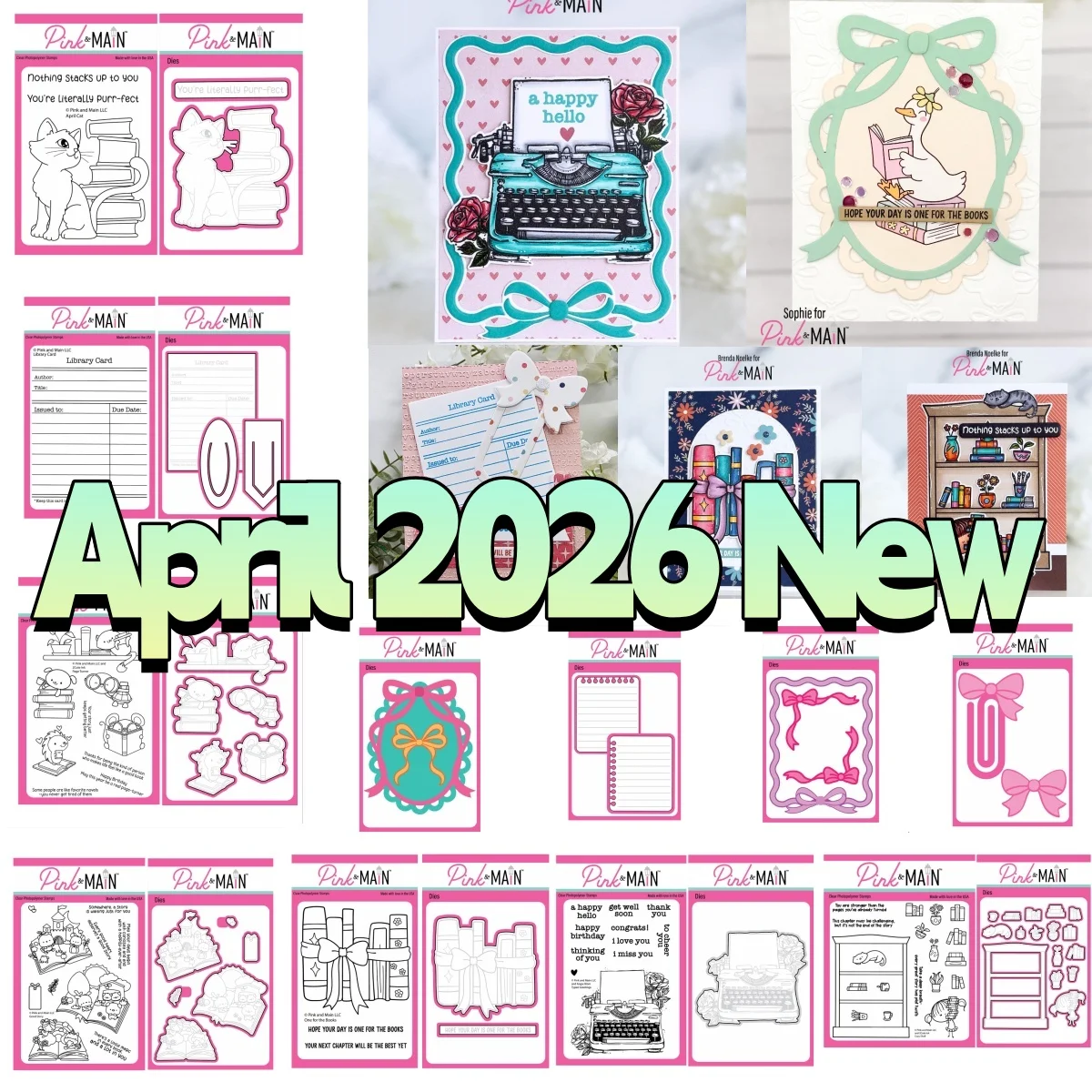 

Ribbons Bows Frames Shelf Clear Stamps Metal Cutting Dies for DIY Scrapbook Diary Decoration Embossing Card April 2026 New
