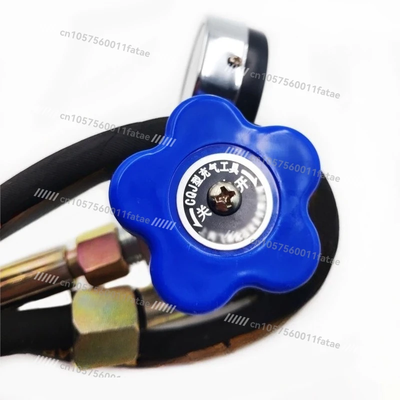 Herramienta de nitrógeno tipo rosca M14X1.5 Cqj, accesorio de carga de acumulador hidráulico automático Cqj-16 Cqj-25 Cqj-40