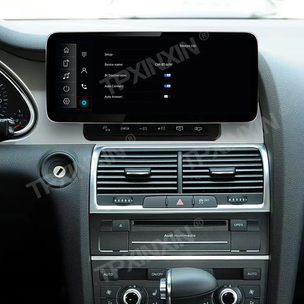 

12.3 " Car Radio CarPlay Linux Syestem For Audi Q7 2010-2015 Video Multimedia Player Stereo AutoLink Head Unit HD Touch Screen