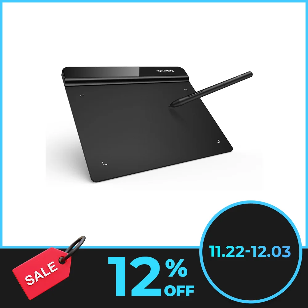 XP-Pen Star G640 6 x 4 Inches Drawing Tablet 8192 Level Support Windows Mac Digital Graphic Tablet for Drawing & Game OSU