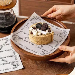 100 Pcs Disposable Cokytoop Parchment Paper Baking Tools Food Grade Grease Paper Bread Burger Fries Wrappers Cookie Oil paper