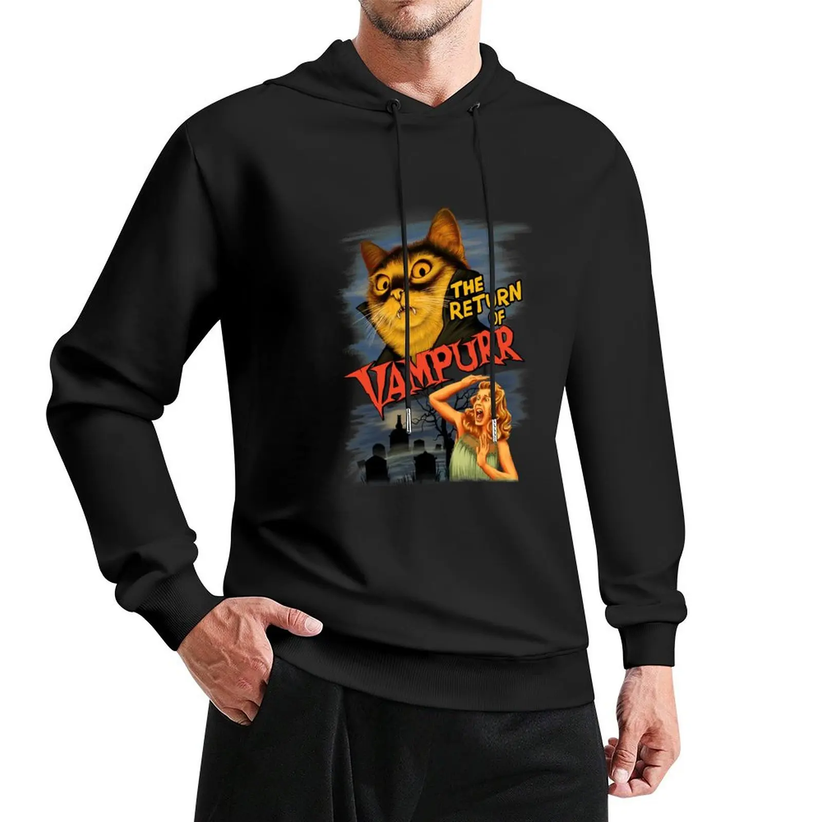 The Return of Vampurr Pullover Hoodie men clothes men's sweat-shirt men wear men hoodie