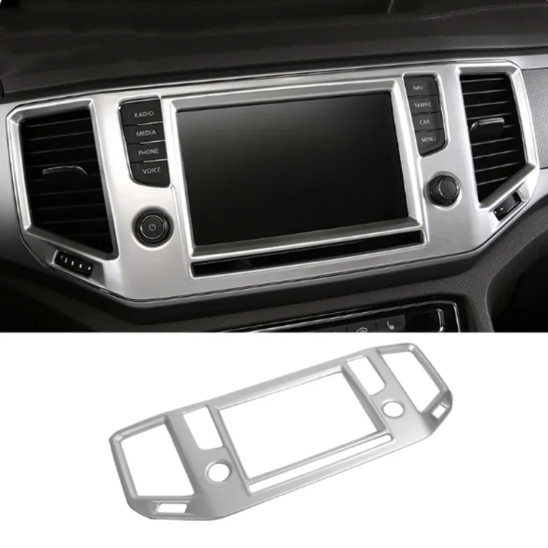 

For VW Volkswagen Teramont Atlas 2017 2018 2019 2020 Car Trim Button Switch Center Console Decoration Navigation Box