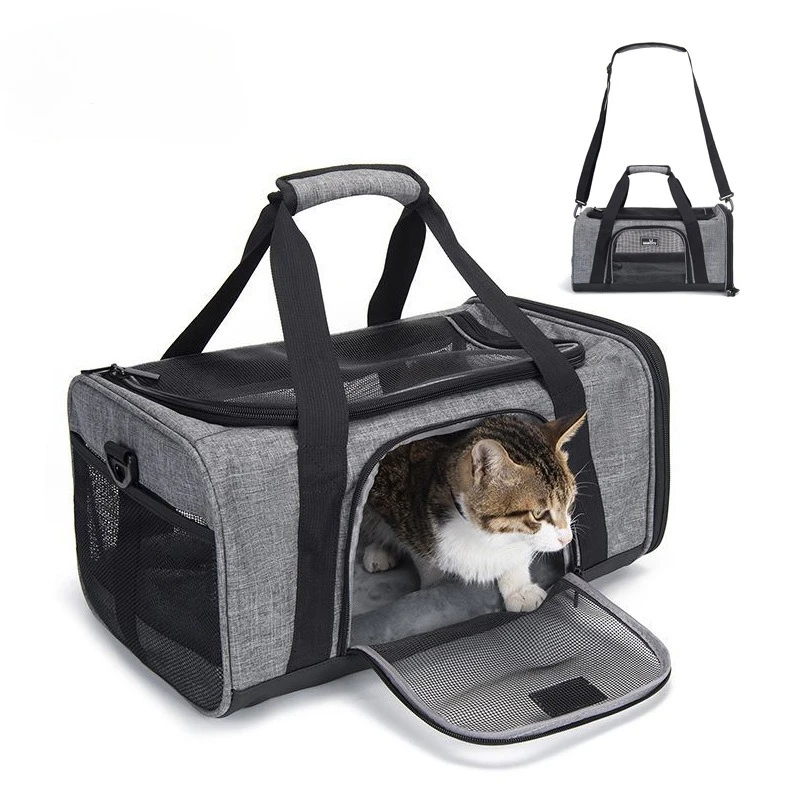 

Portable pet carriers large capacity cat and dog bags suitable for luggage case Cat carriers for outdoor pet shoulder bag