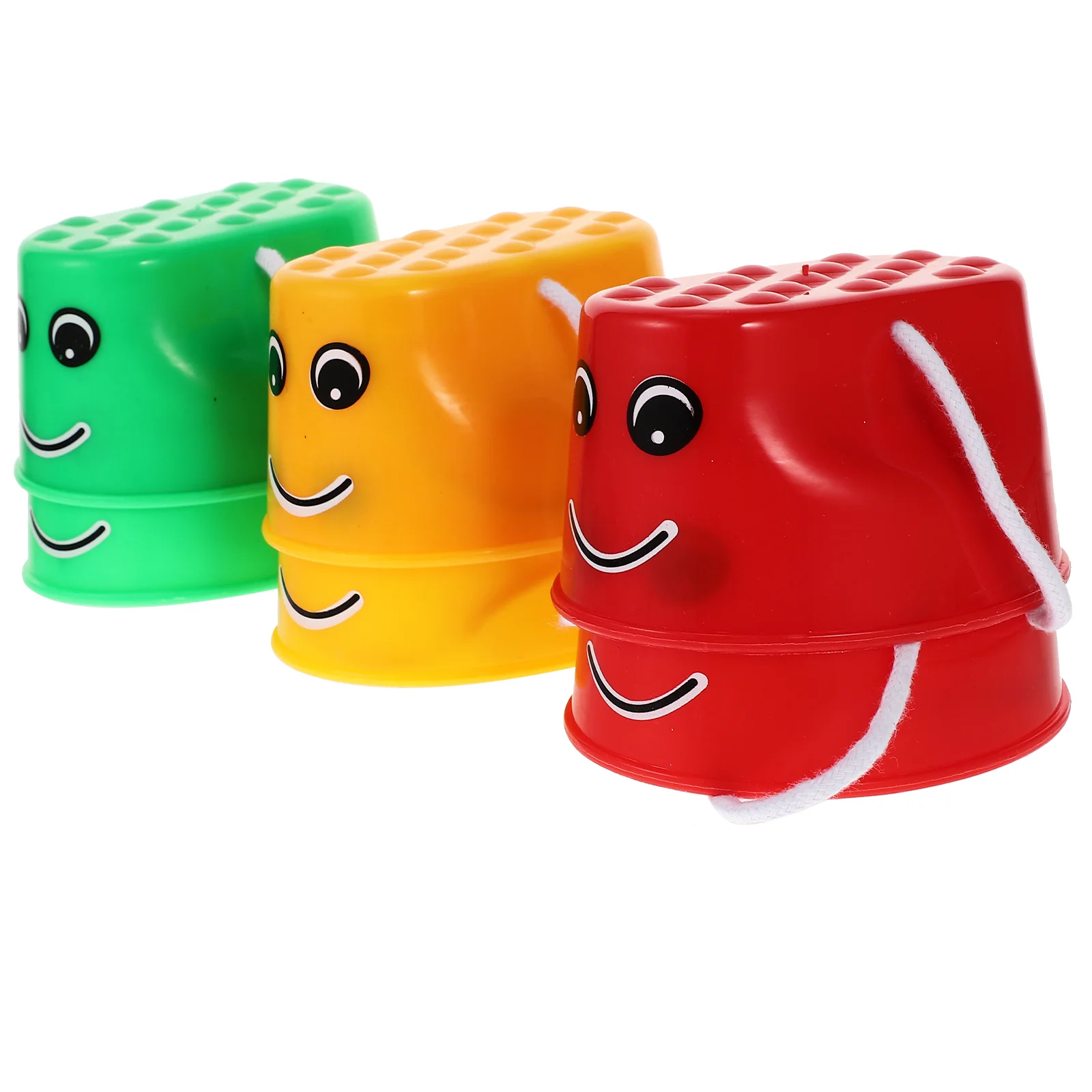 6 szt. Zabawki do noszenia Mini edukacyjne narzędzia kartonowe pełzające szczudła na świeżym powietrzu sportowy stepper śmieszne Echo maluch