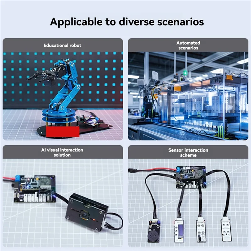 FFYY-لوحة تحكم روبوت مفتوحة المصدر 6 قنوات مع بلوتوث مدمج ESP32 للوحة تحكم ذراع الروبوت