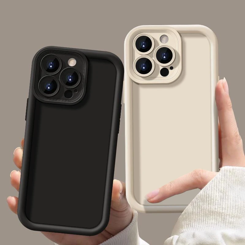 Funda suave de TPU de color candy para iPhone 17 17e 16 14 15 Pro Plus 13 12 11 Pro Max 16e, funda de silicona a prueba de golpes 2