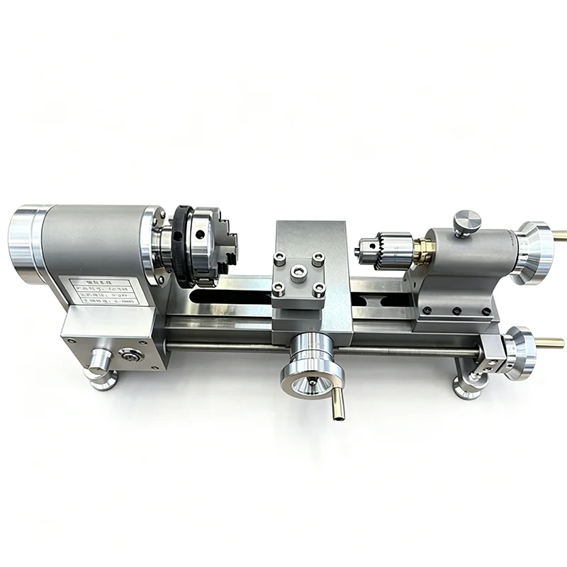 Mini Precision micro Lathe 0-2000RPM Variable Speed DIY micro Lathe Small Turning Milling Drilling Machine