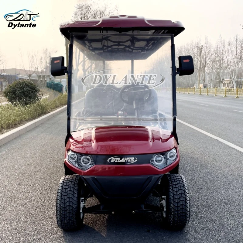 

4-6 Seat Comfort Electric Golf Cart with 5KW Motor 72V Lithium Battery Customized Utility Vehicle For Sale