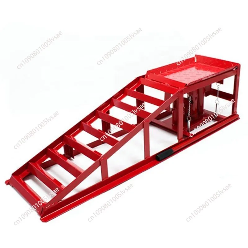 Heavy Duty Portable Garage Outdoor Low Profile Garage Hydraulic Steel Car Ramp