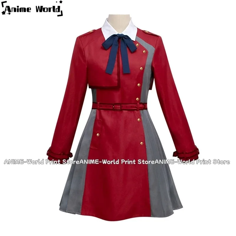 New《Custom Size》Unisex Anime Cos Nishikigi Chisato Cosplay Costumes Halloween Christmas Party Sets Uniform Suits2025