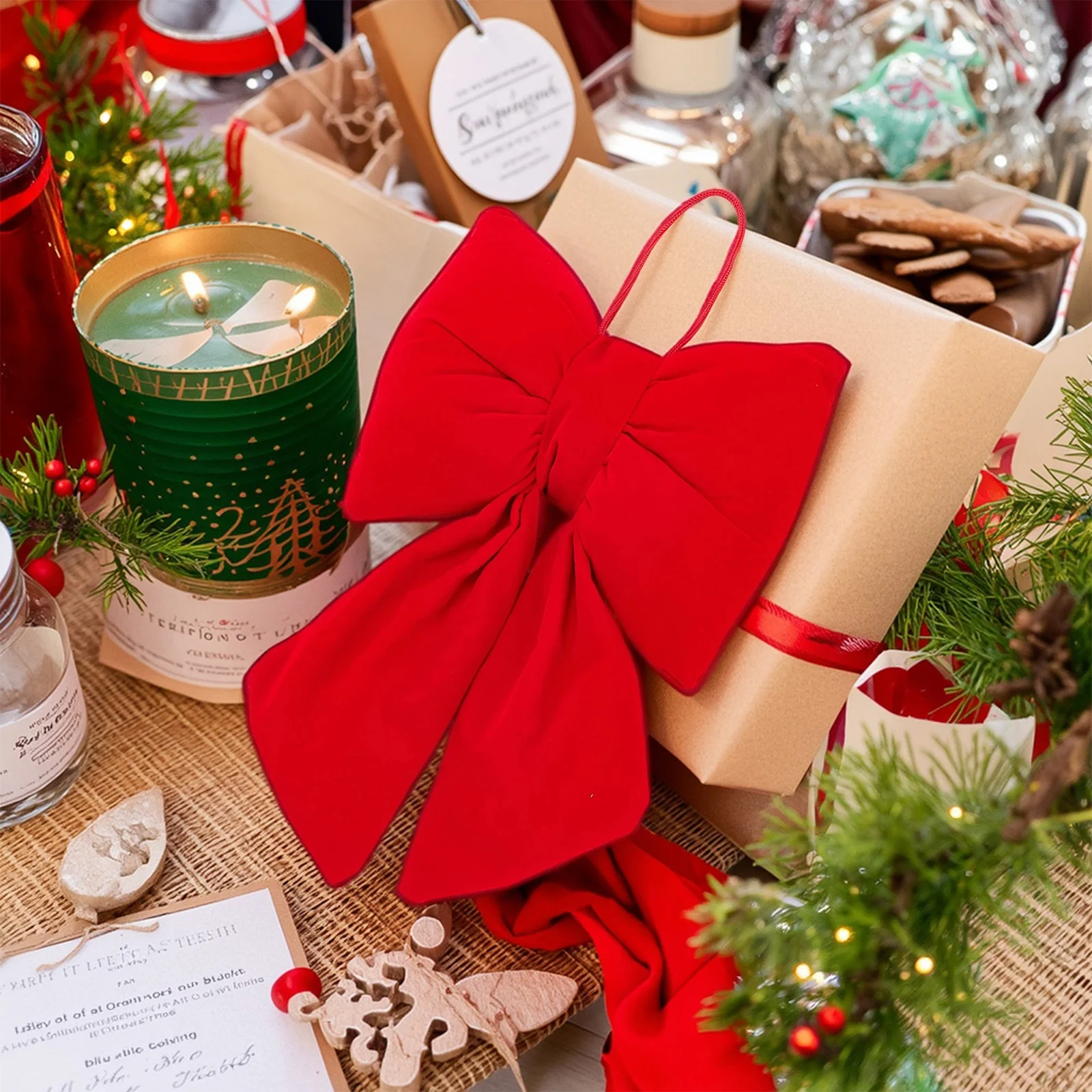 크리스마스 활 장식 2026 신년 천 활 장식 홈 오피스 파티를위한 클래식 휴일 파티 용품 크리스마스 펜던트