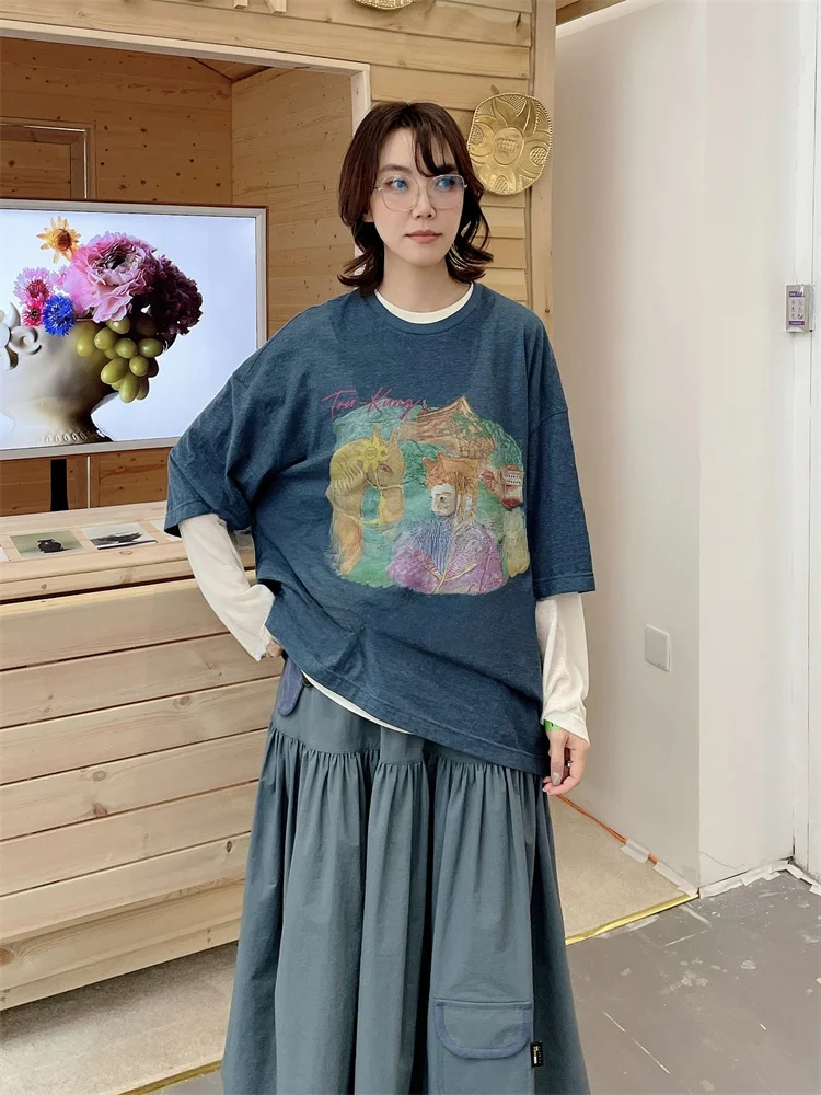 

Повседневная хлопковая футболка GARCON by GARCON для подростков с длинным или коротким рукавом, с принтом, удобная, дышащая, летняя, модная.