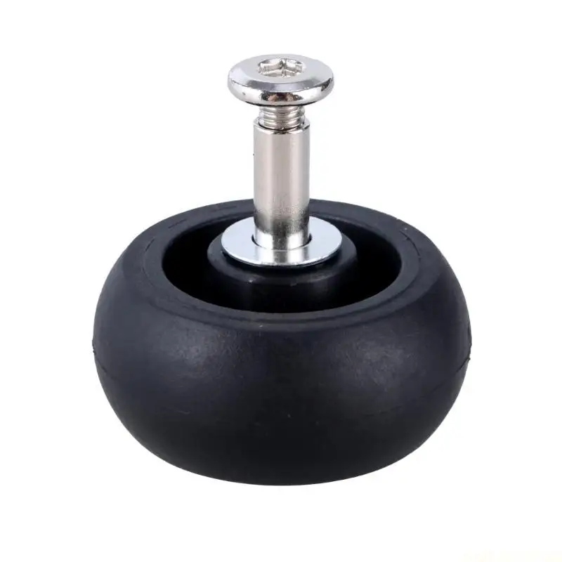 

X90D 4 шт. колеса для багажа 40x18 мм пластиковые черные колеса для чемодана сменные запасные части поворотные ролики колеса