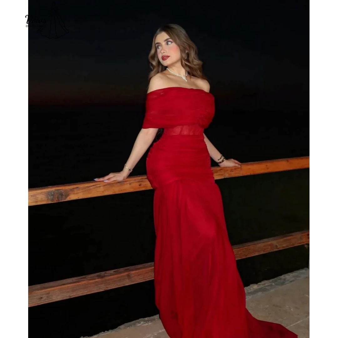 

Vows Candle Women's Elegant Dresses for Special Occasions Chiffon Gala Dress Custom Made Prom Dresses 2025 Luxury Red Ball Gowns