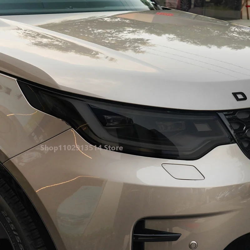 For Land Rover Discovery 5 LR5 2017-2023-Accessorie Car Headlight Protective Film Vinyl Restoration Transparent TPU Sticker