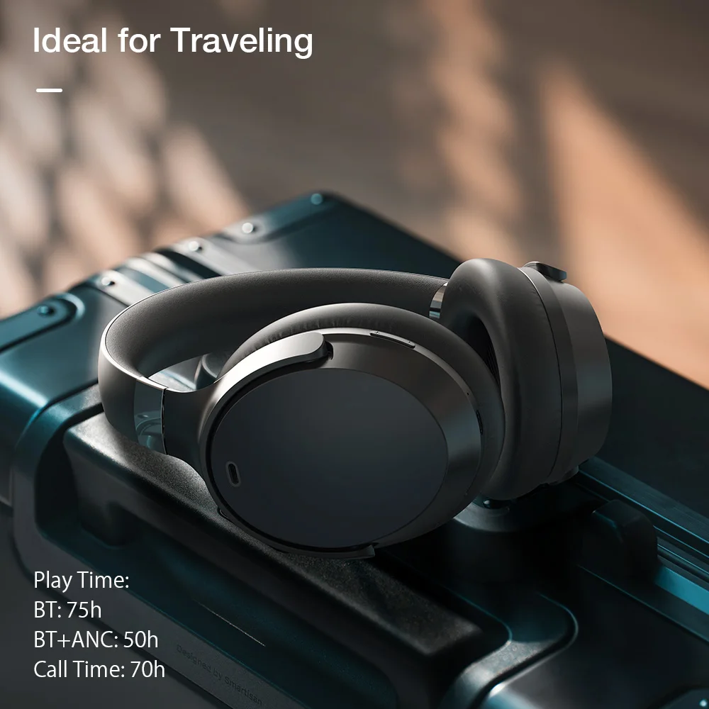 Bitzwolf BW-HP5 Lite سماعة رأس بخاصية البلوتوث ANC سماعة رأس مزدوجة نشطة إلغاء الضوضاء محركات مزدوجة 1000mAh AAC سماعات رأس لاسلكية #6