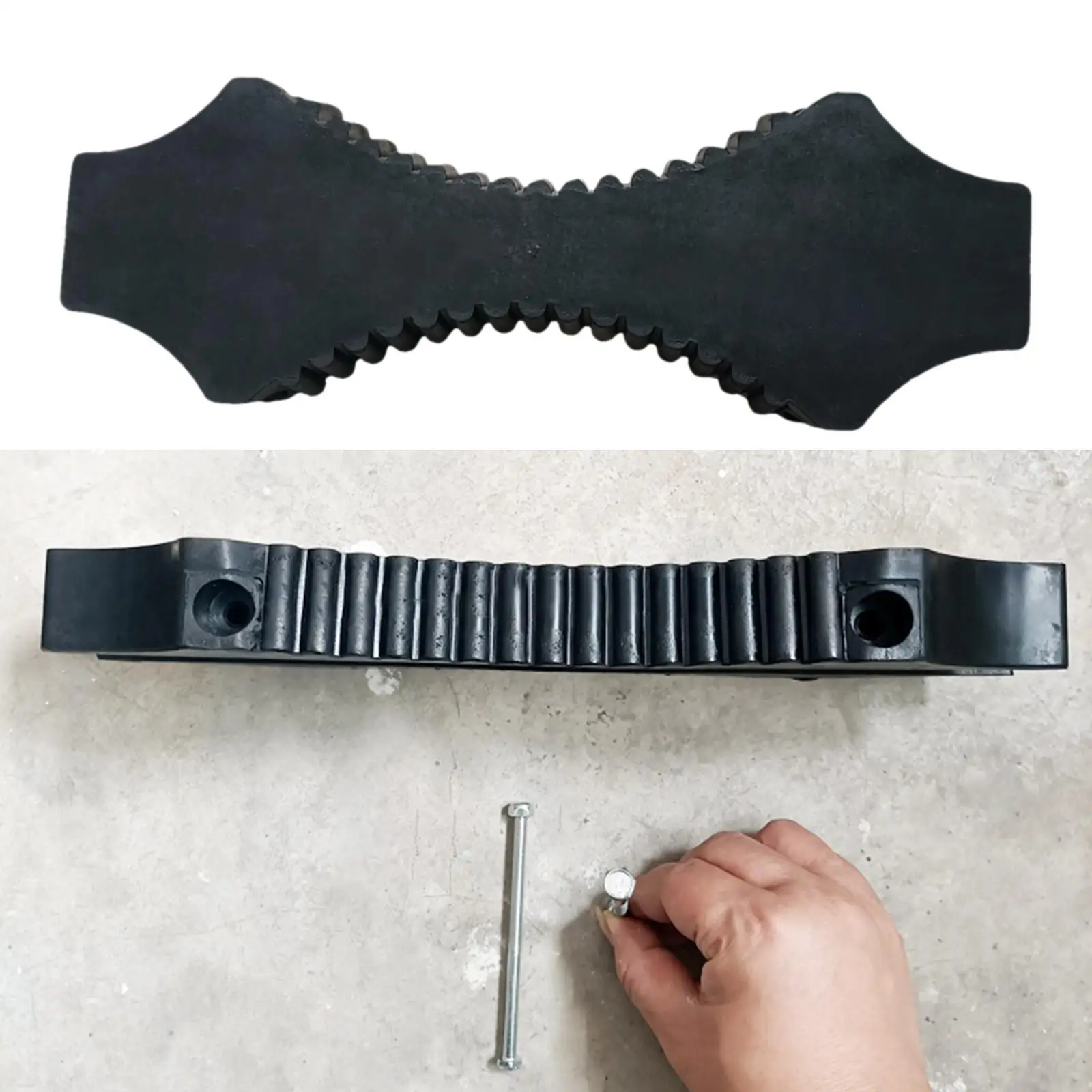 Anti-Rutsch-Matte für Leiterstangen mit 2 Schrauben, einfache Installation für Teleskopleiter