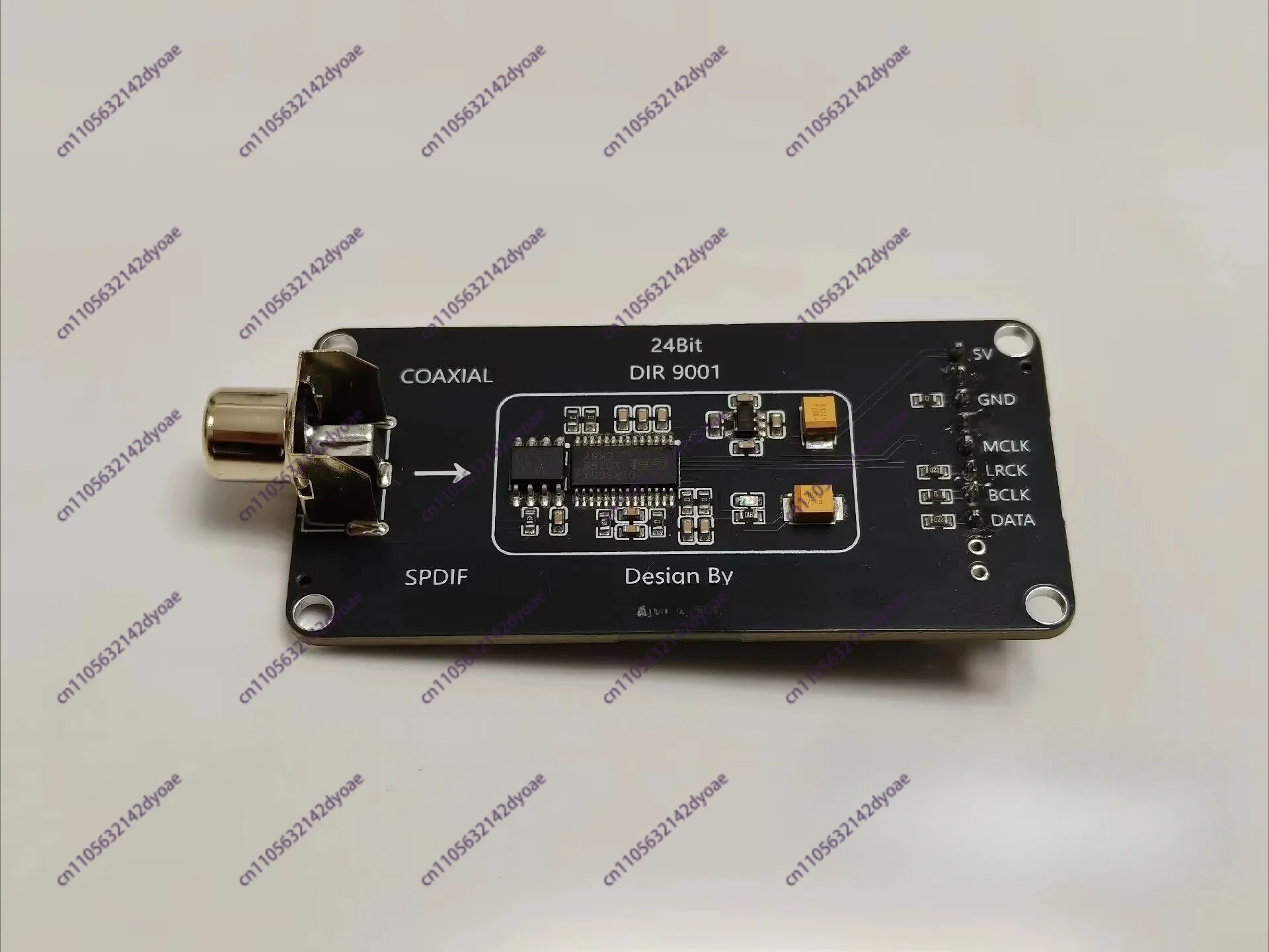 

Аудиокоаксиальная подключаемая карта, коаксиальное преобразование i2s. Основной чип — это DIR9001PWR.