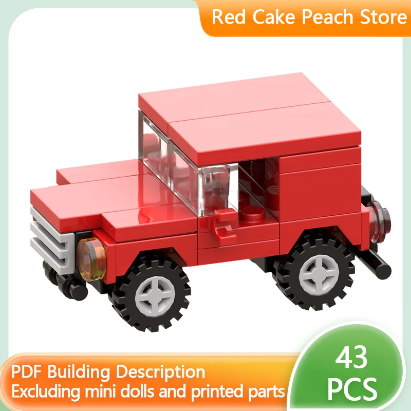 

Модель скоростного гоночного автомобиля MOC, строительные кирпичи, небольшой внедорожник, модульная технология, детские праздничные подарки, сборка игрушек, костюм