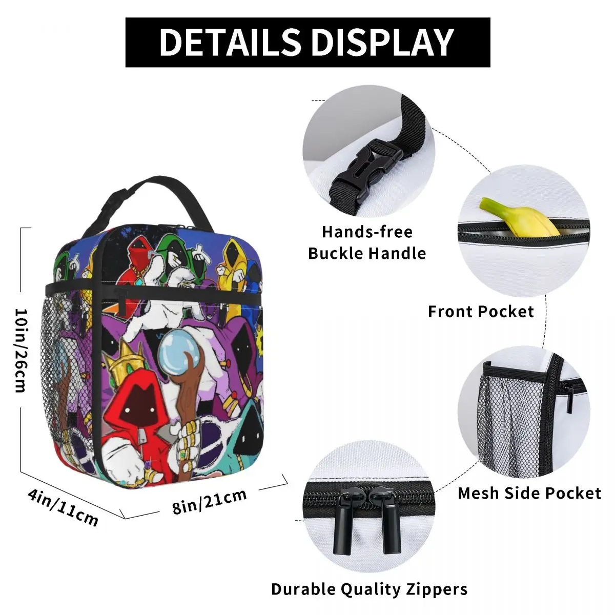 Shadow Wizard Money Gang We Love Casting Spells Insulated Lunch Bag for Women Office Cooler Thermal Food Box Tote Lunch Boxes