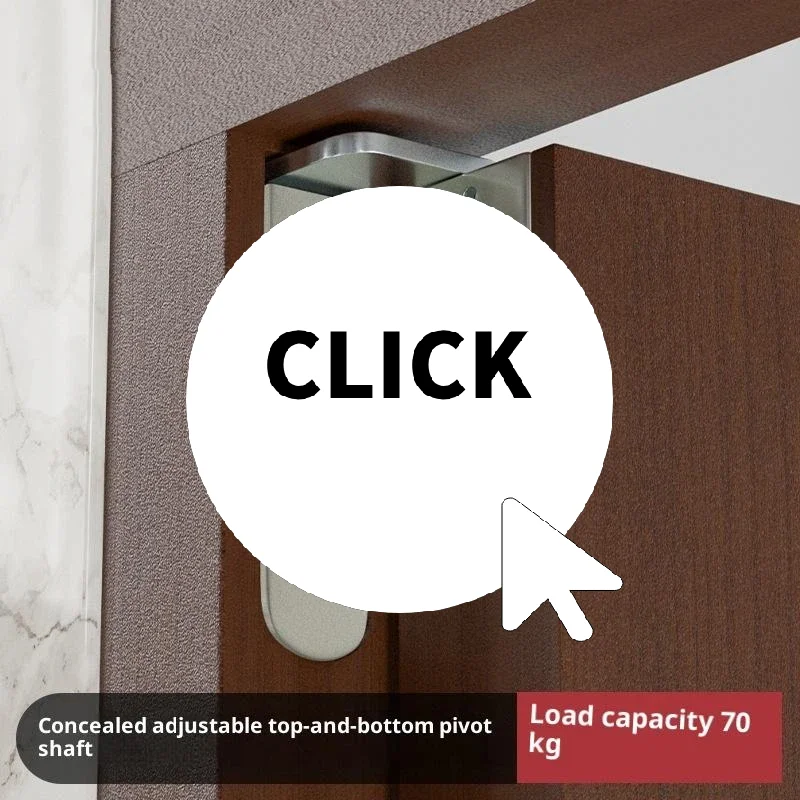 2 pezzi cerniere nascoste per porte 3D girevoli regolabili invisibile cerniera mondiale cerniera per porta in lega di zinco ferramenta per mobili