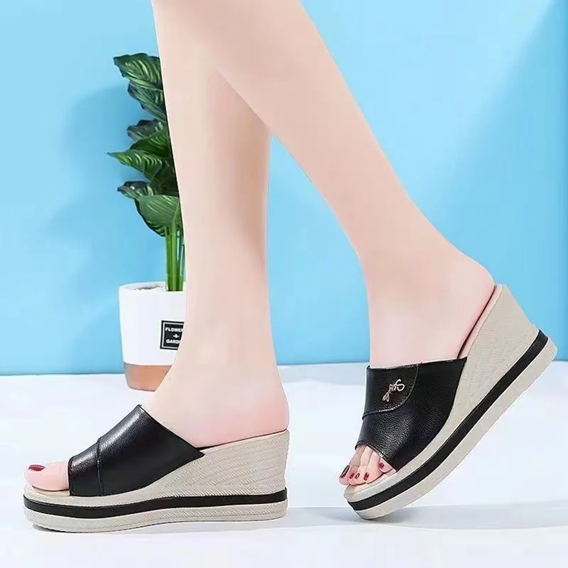 

Flip Flops Women's Slippers And2025 Ladies Sandals Platform Slides Thick Shoes Vip Clappers Shoe With Promotion Hot Summer