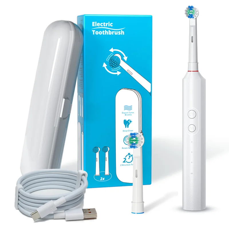 

Factory Wholesale Electric Toothbrush Soft Type-C Charging Rotating Full Body Waterproof Ole B for General Household Travel