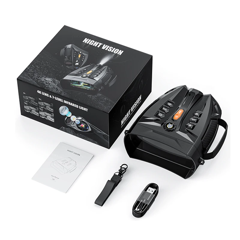 

Best-selling 10x Digital Zoom Night Vision Binocular With Flashlight 800m Visual IR For Hunting Thermal Scope