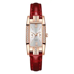 Luxury Quartz Wristwatch Female Watches Simple Ladies Watches Frosted Belt Watches Fashion Quartz Wristwatches Watches For Women