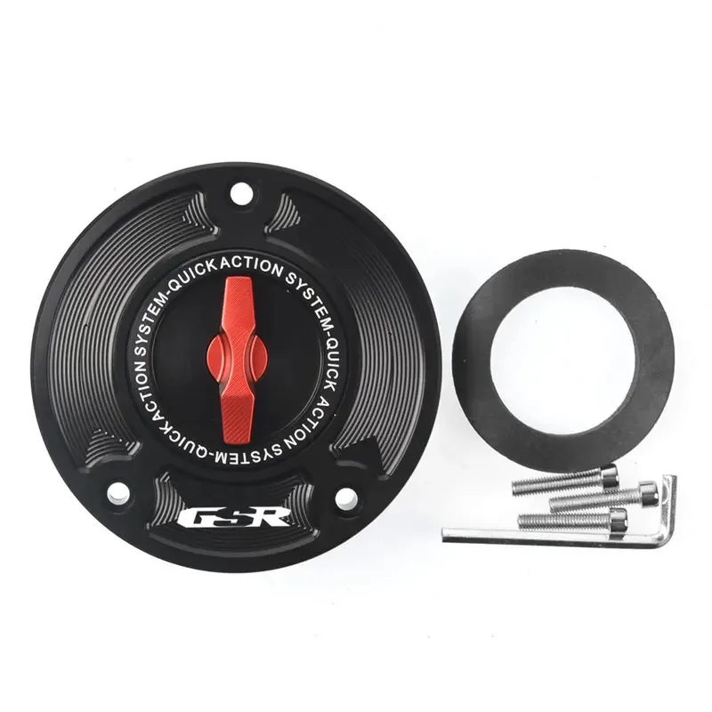 Keyless Motorcycle Fuel Gas Tank cap Cover For Suzuki GSR600 2006-2019 GSR750 2010-2019 GSR600  2008 2009 2010 2011 2012 2013