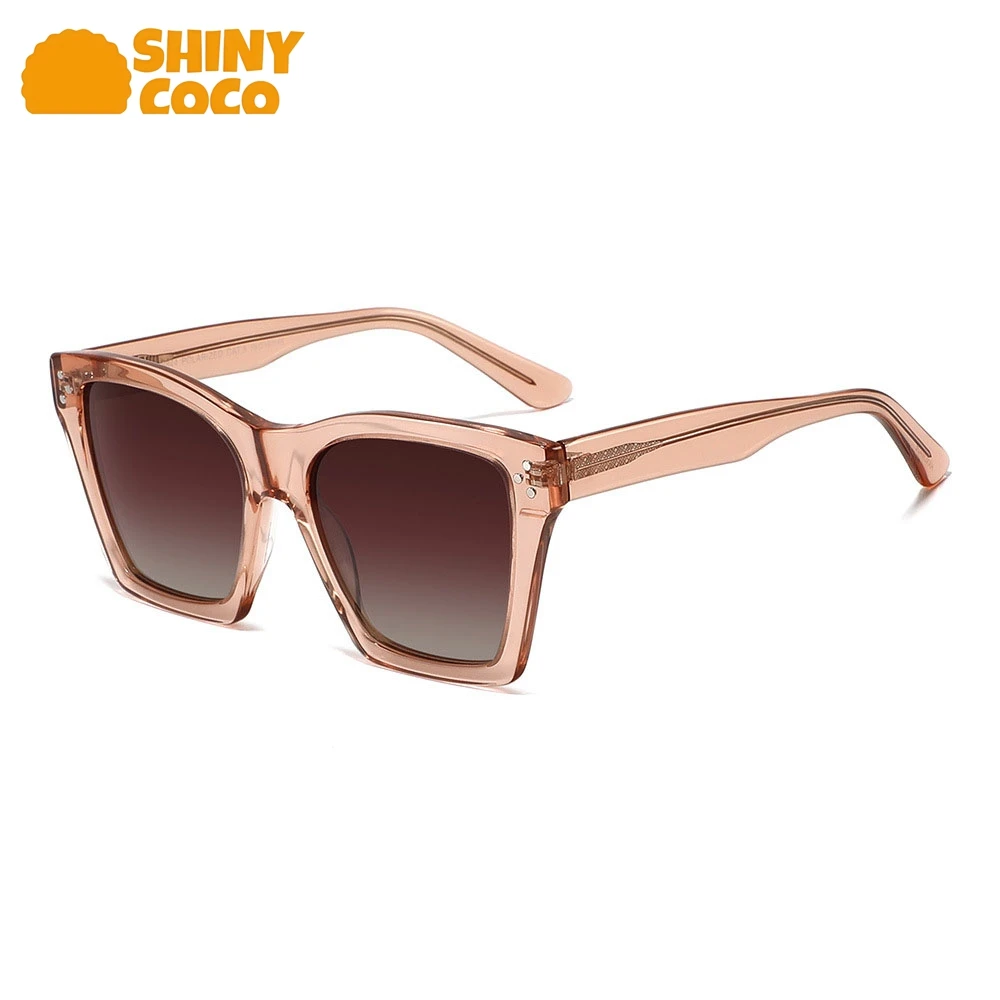 

ShinyCoCo Luxury Brand Cross Border Large Frame Sheet Sunglasses Sun Protection Polarized Sunglasses And Mi Ding Glasses