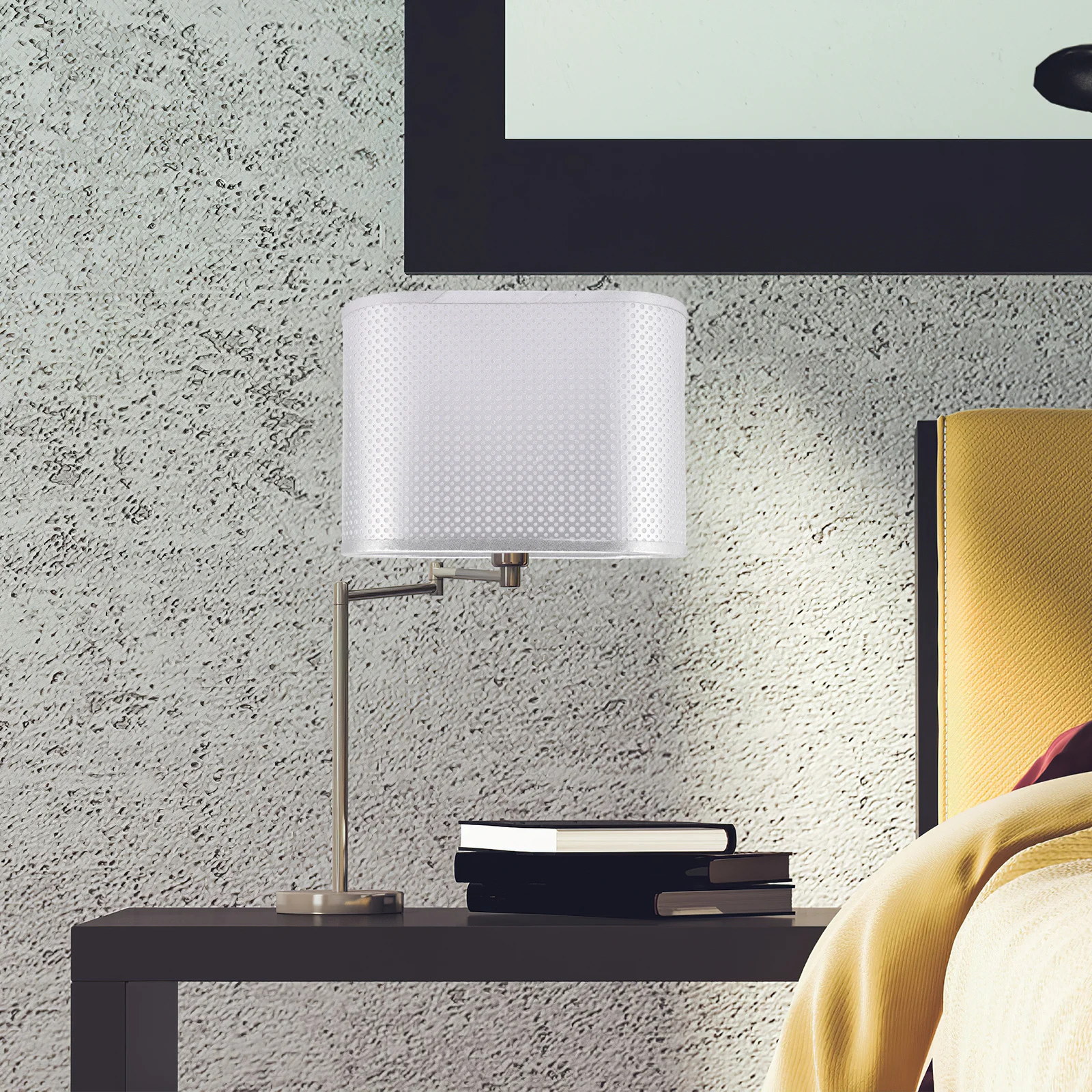 

Painting Lampshade Golden Fabric Light Shade For Table Lamp Floor Lamp Household Hotel Replacement Cover Large Durable