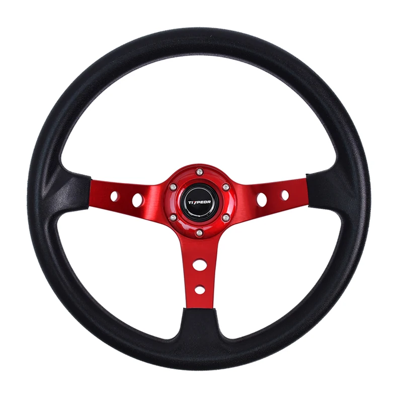 Universal Pu Material Racing Steering Wheels Durable Comfortable Automotive Steering Wheel for Car