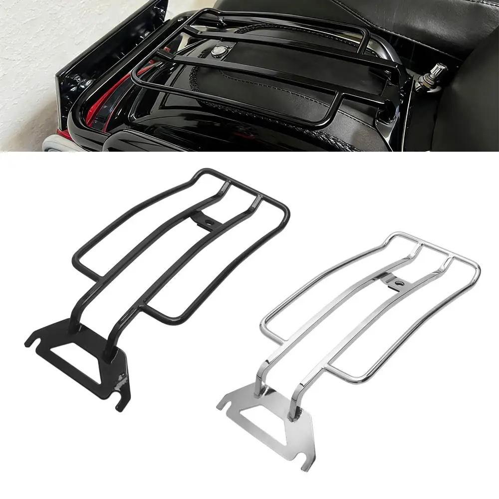 

Luggage Rack Fits For Harley Efl Electra Glide Classic Standard Ultra Road Glide Road King Classic Custom 1998-2008 Black/Chrome