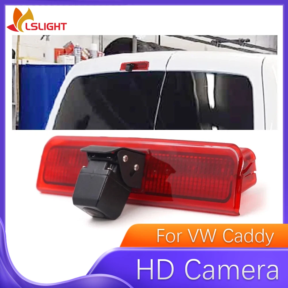 

Car Rear View Camera For VW Caddy 2003-2015 3RD Night Vision Brake Light Reversing Camera With 7Inch Mirror Monitor