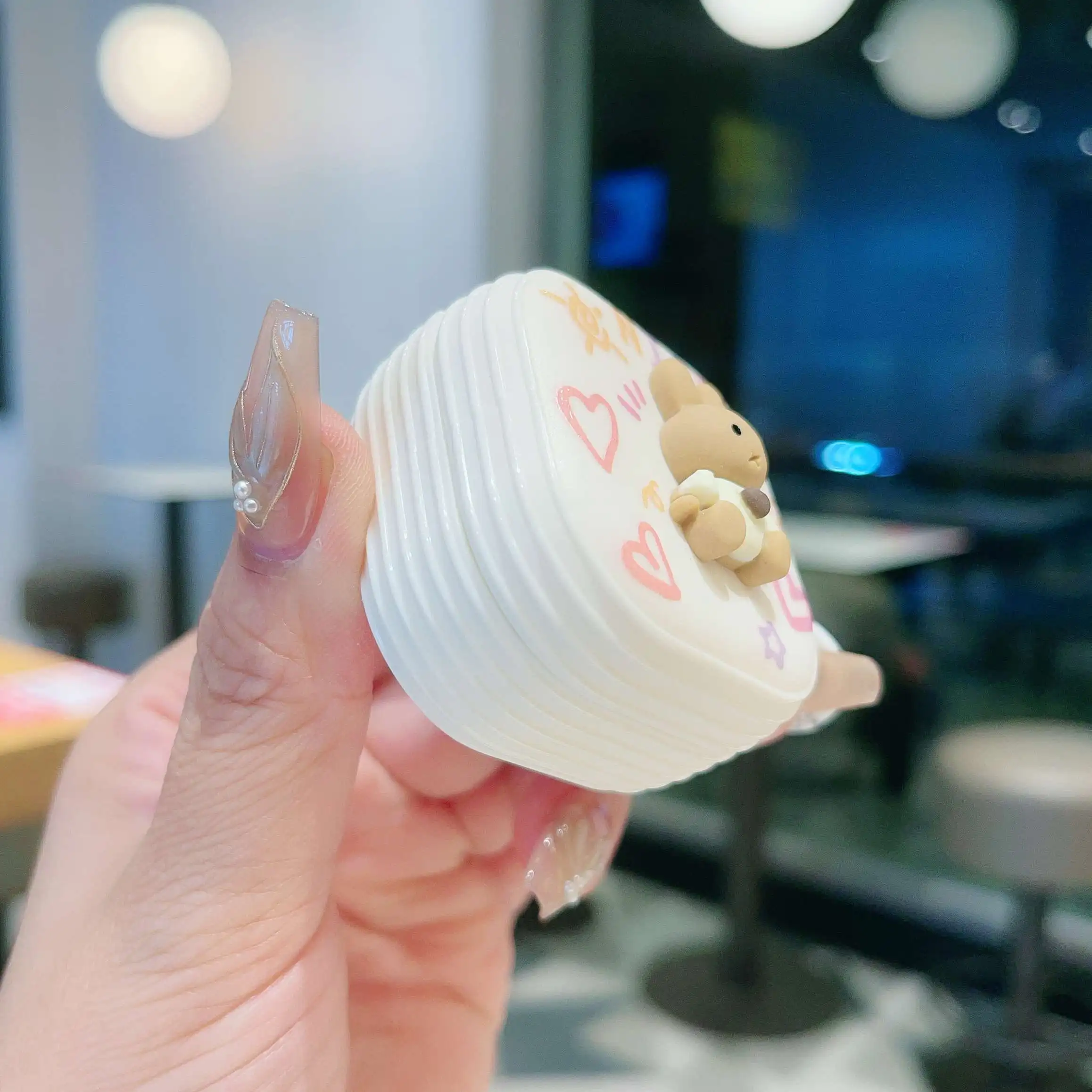 لسامسونج غالاكسي براعم 2 برو/براعم 2/براعم لايف/براعم برو/براعم fe حافظة لطيف الكرتون الأرنب قلادة الصلب سماعة الغطاء الواقي