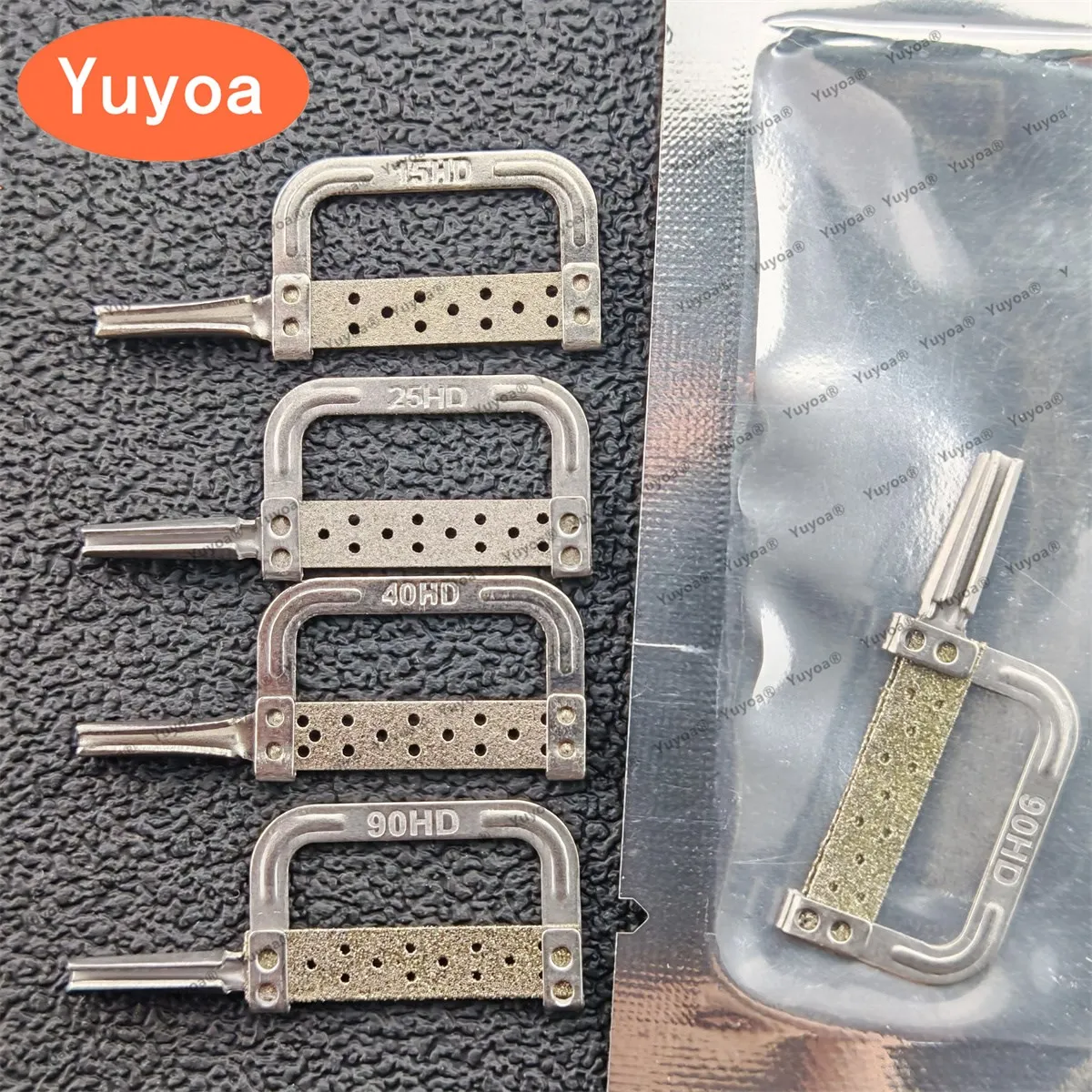 10pcs Orthodontics Interproximal Enamel Reduction Automatic Strip Double Sided 15/25/40/60/90HD Polishing