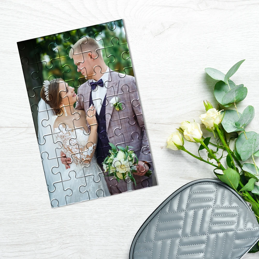 150/300/500pcs Cartoon Couple Customized Picture Custom DIY Personalised Photo Puzzles For Bedroom Desk Decor boyfriend Gift